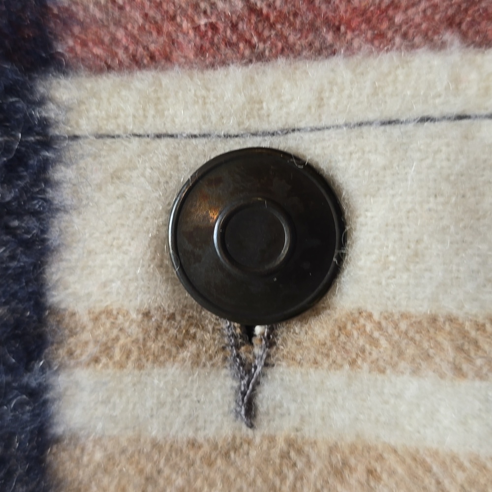 Zara, Shacket Wool Blend Plaid, Oversized, EUC, Women's M - Picture 9 of 12